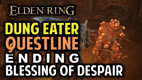 To achieve this ending, you’ll need to complete the Dung Eater Questline that sees you give Dung Eater enough Seedbed Curse to free his form and get the Mending Rune of the Fell Curse.